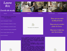 Tablet Screenshot of laurarizcursos.com.br